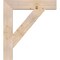 Ekena Millwork Traditional Block Smooth Bracket, Douglas Fir, 5 1/2"W x 32"D x 36"H BKT06X32X36TRA05SDF - alternate 4